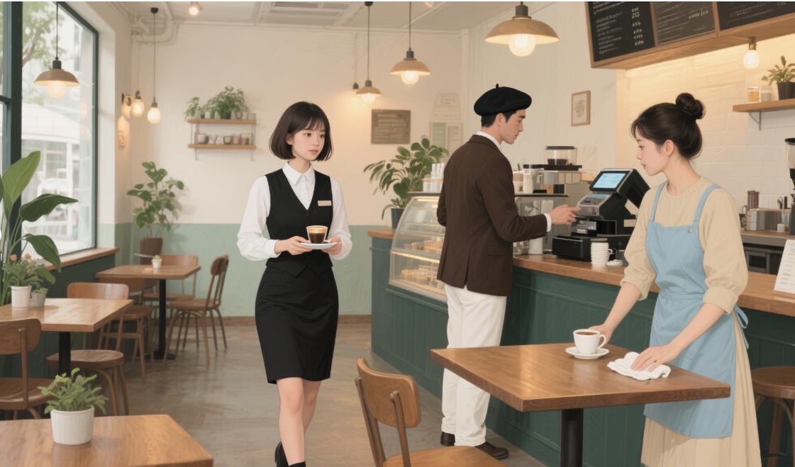 蛋糕房门店服装